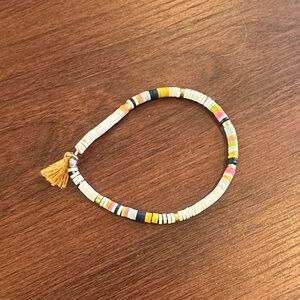 Colorful Beaded Bracelet with Tassel